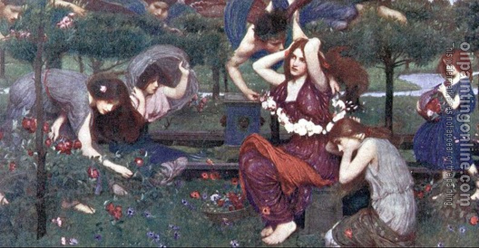 Waterhouse, John William - Flora and the Zephyrs
